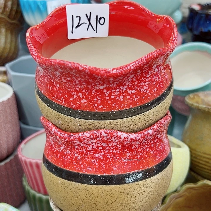 有孔，满10元发货多肉陶瓷花盆