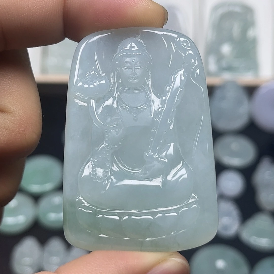 翡翠未镶嵌颈饰缅甸天然翡翠