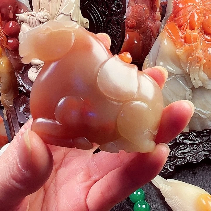 用***9寿山石福建省雕刻