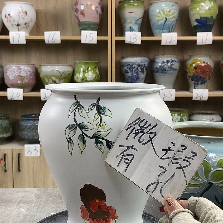 缸13xc景德镇陶瓷花盆