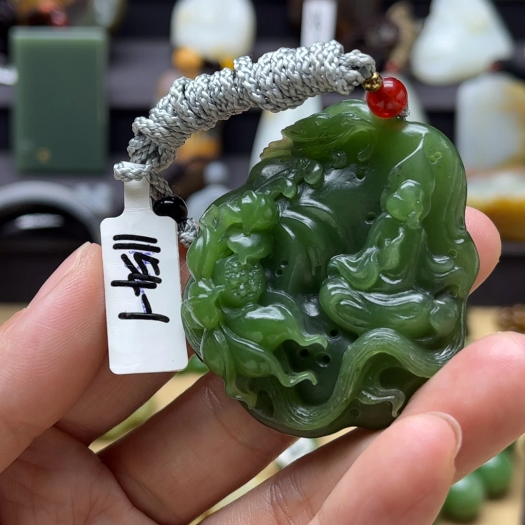 和田玉（碧玉）挂件未镶嵌