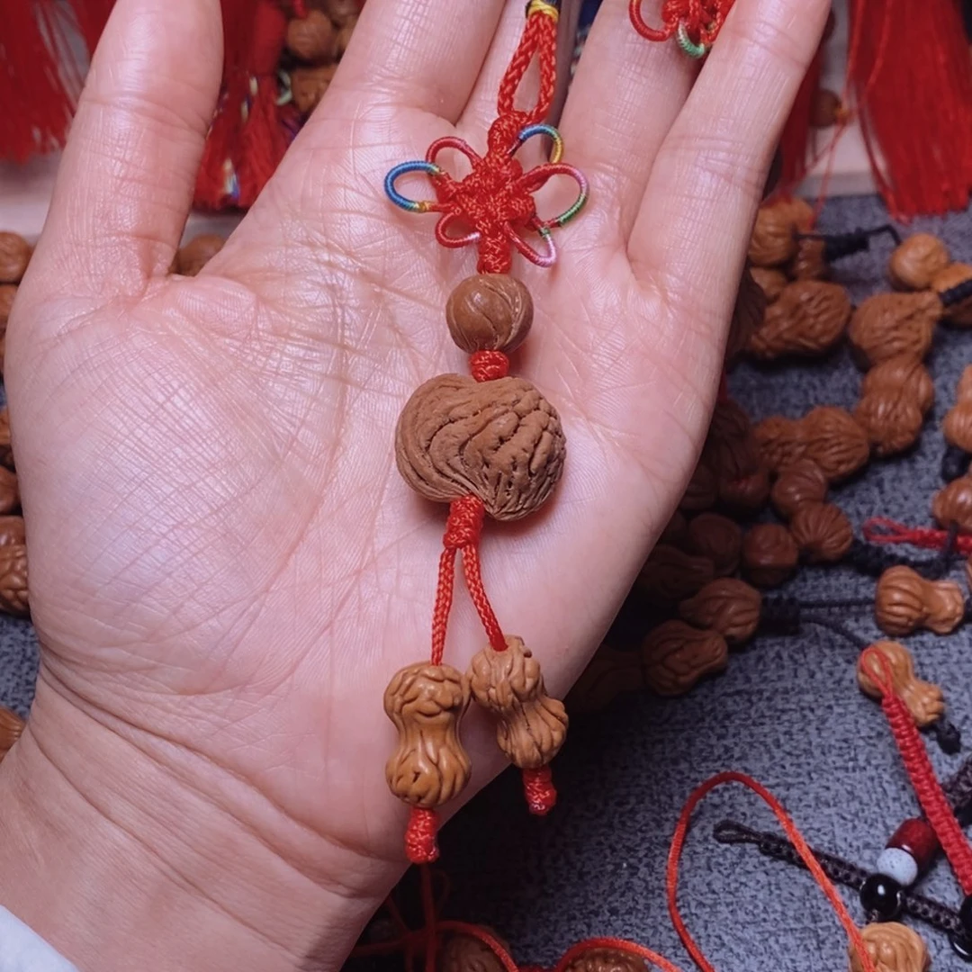 桃核吊坠桃枭挂件