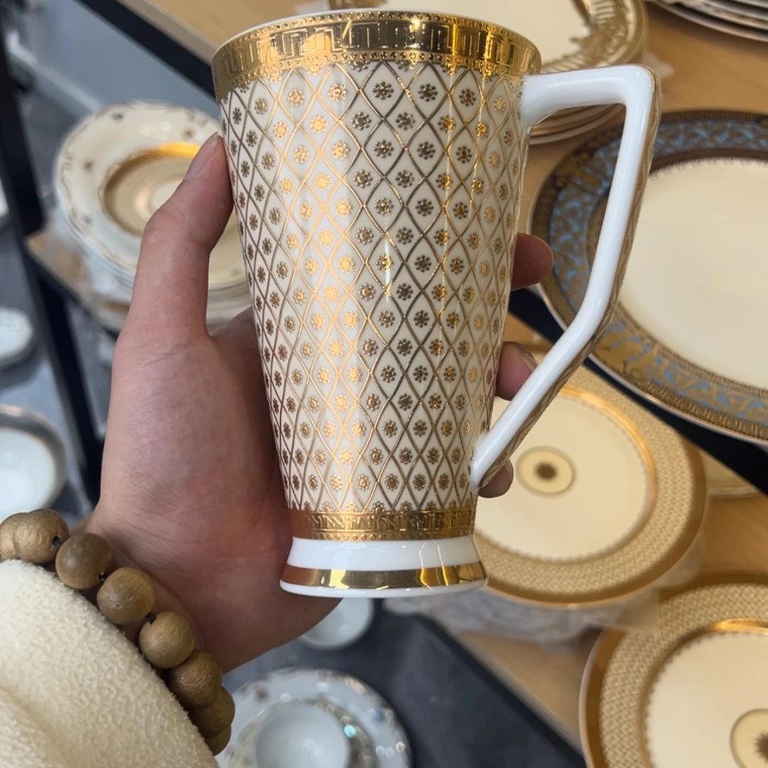 【闪购商品】瓷片400cc容量茶杯一个一单