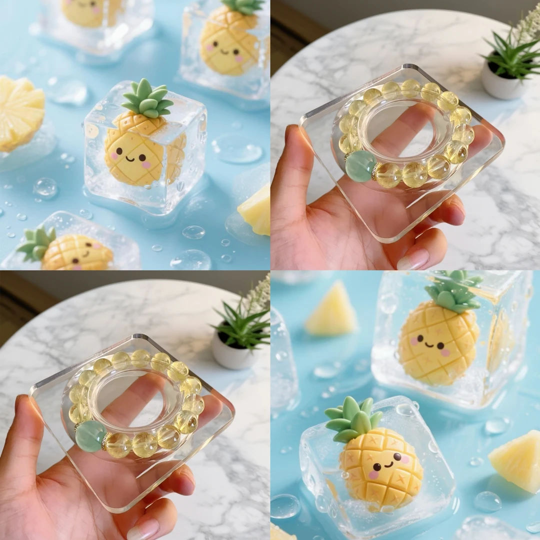 【菠萝冰】DIY高奢气质设计手串夏季少女精致ins多样性发一