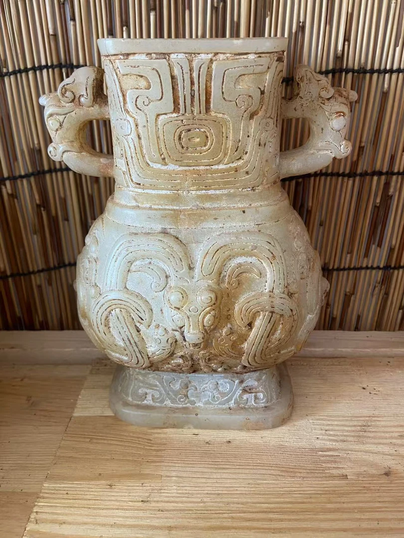 石精美博古大摆件