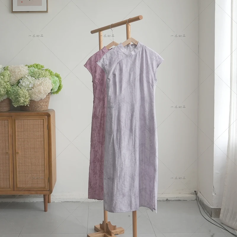 5026《槿鸢落》原创新中式国风套装女夏季新款改良旗袍连衣裙