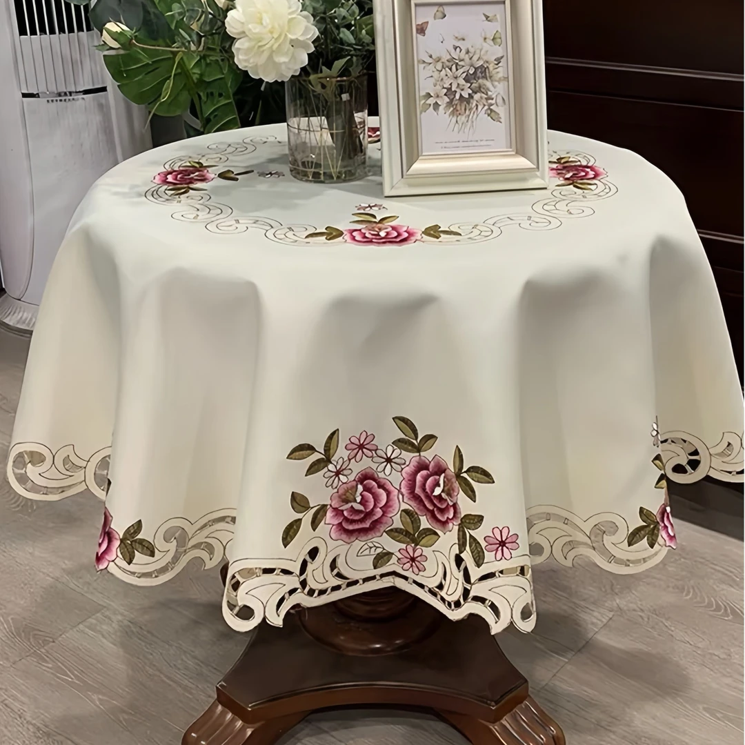 直播专用链接，布艺刺绣桌布盖布