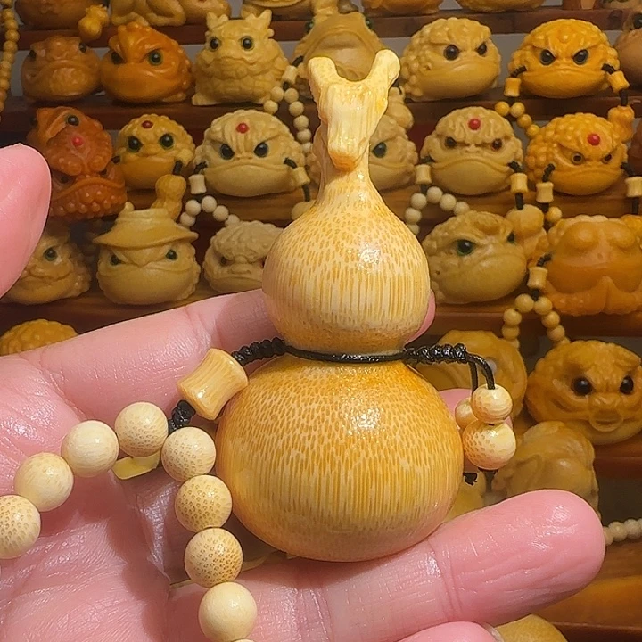 竹8公分左右龙头葫芦带竹链、油刷子