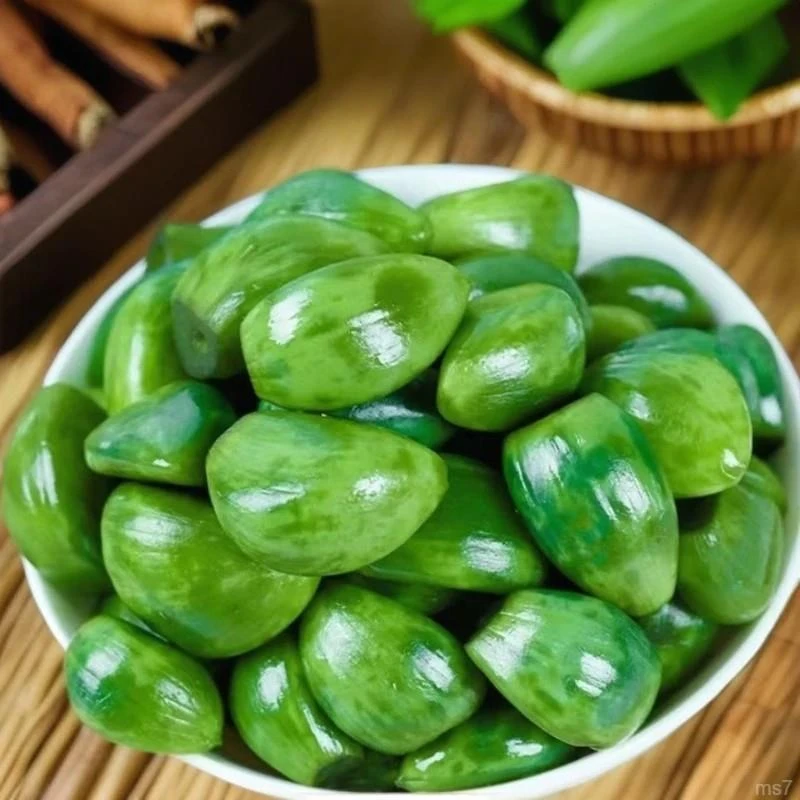 山东蒜糖蒜正宗醋腌蒜糖醋蒜翡翠绿蒜批发腊八蒜腊八节泡