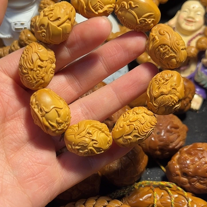 手串/手链橄榄核关公微瑕