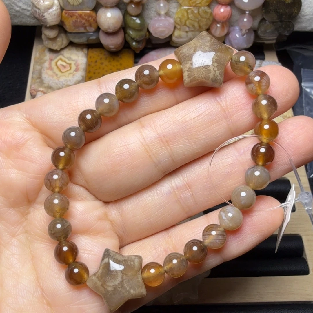 硅化玉未镶嵌黑糖