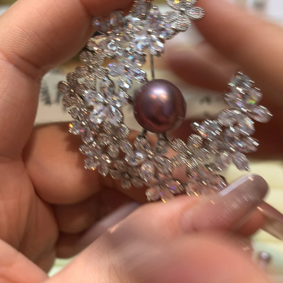 淡水珍珠胸饰未镶嵌