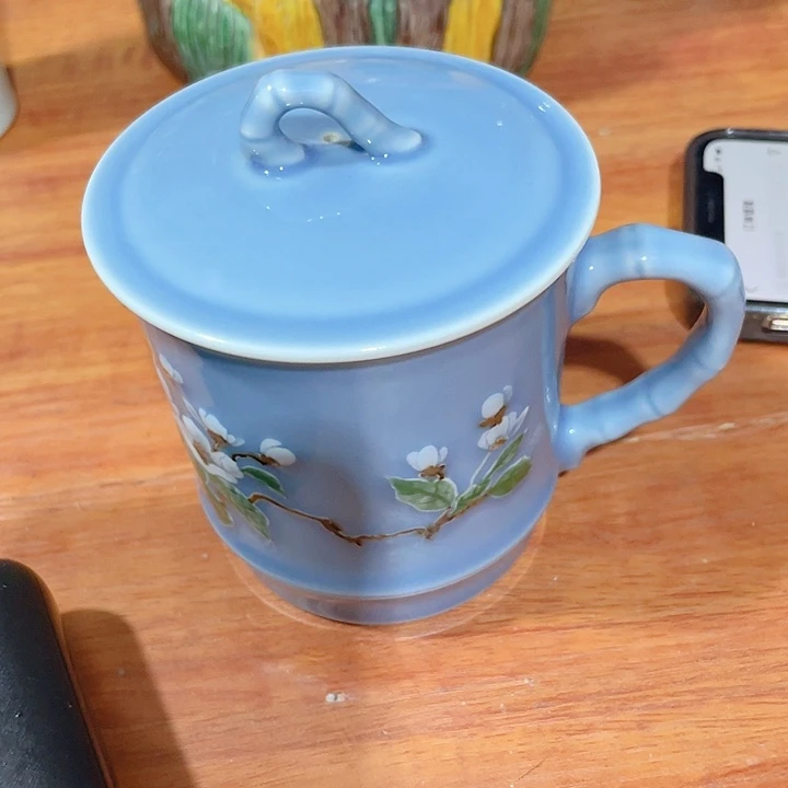 河***队瓷片景德镇陶瓷马克杯