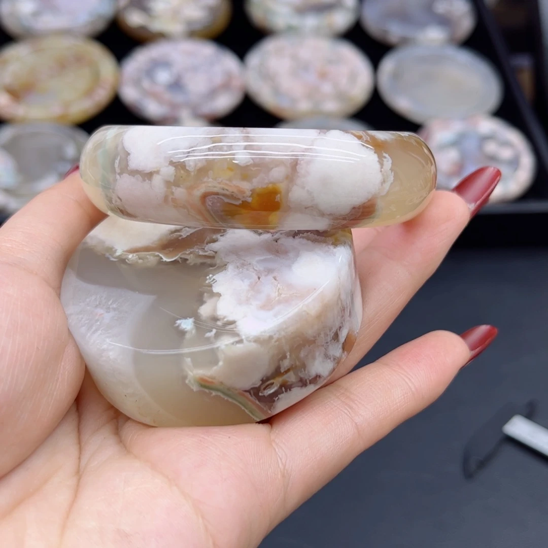 玛瑙/玉髓手镯未镶嵌5758