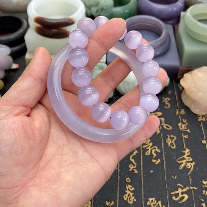 石英质玉未镶嵌手镯