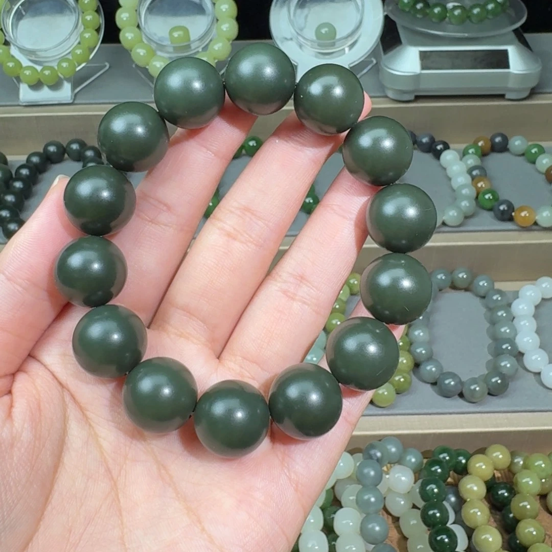 和田玉未镶嵌手链