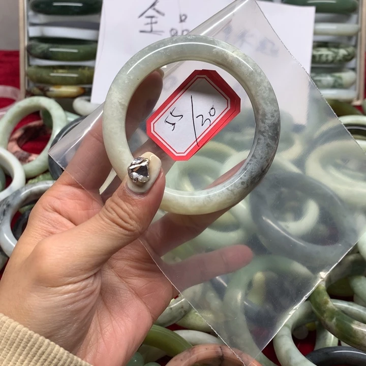 未镶嵌蛇纹石玉手镯水**?30