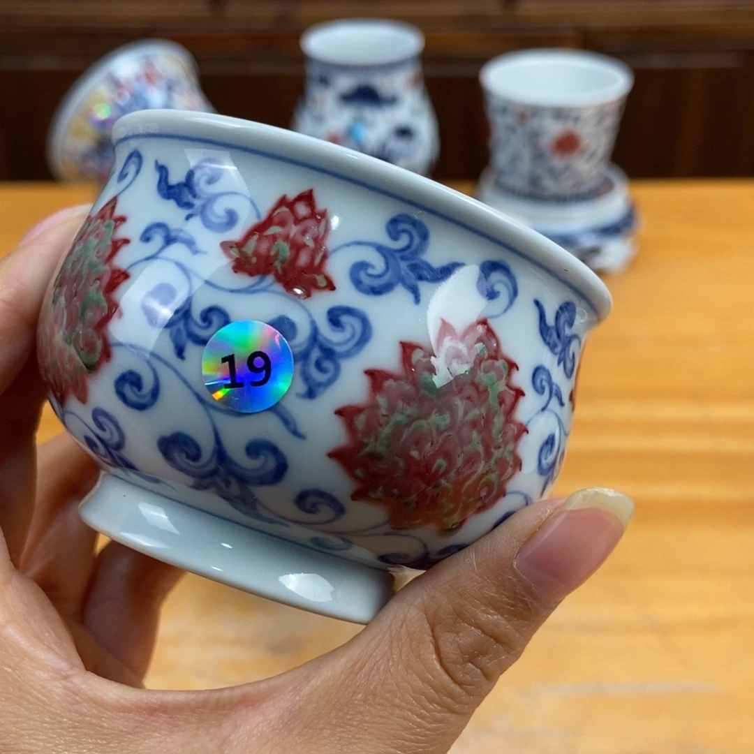 手绘现代茶具非古董