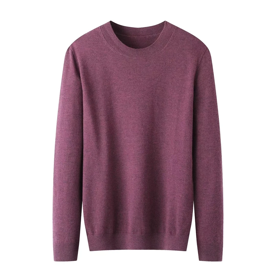 100绵羊毛！商场撤柜款！男士秋冬季打底羊毛衫-038A