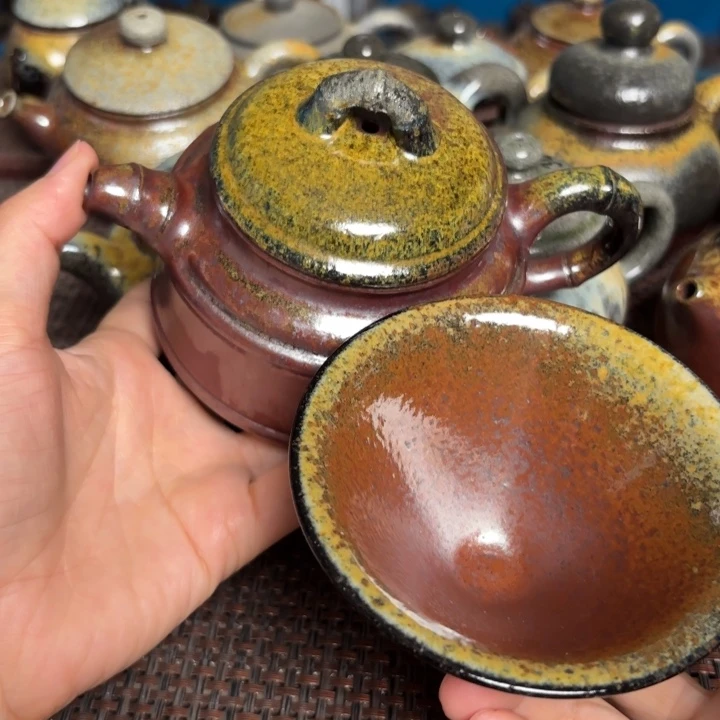 茶杯紫砂竹鼓斗笠