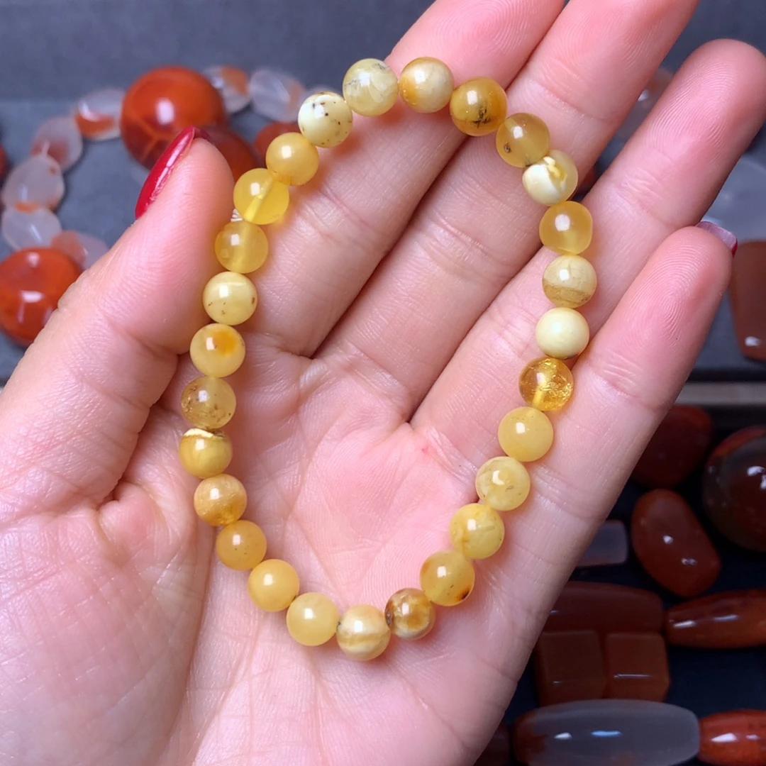 南红玛瑙未镶嵌配饰6.3mm