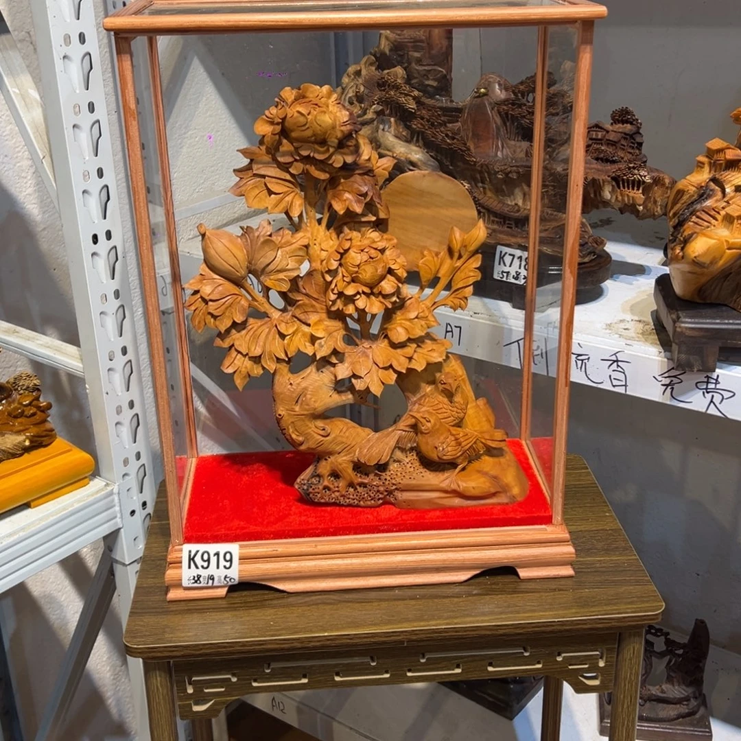 烟***意柏木（崖柏）老山檀香木雕