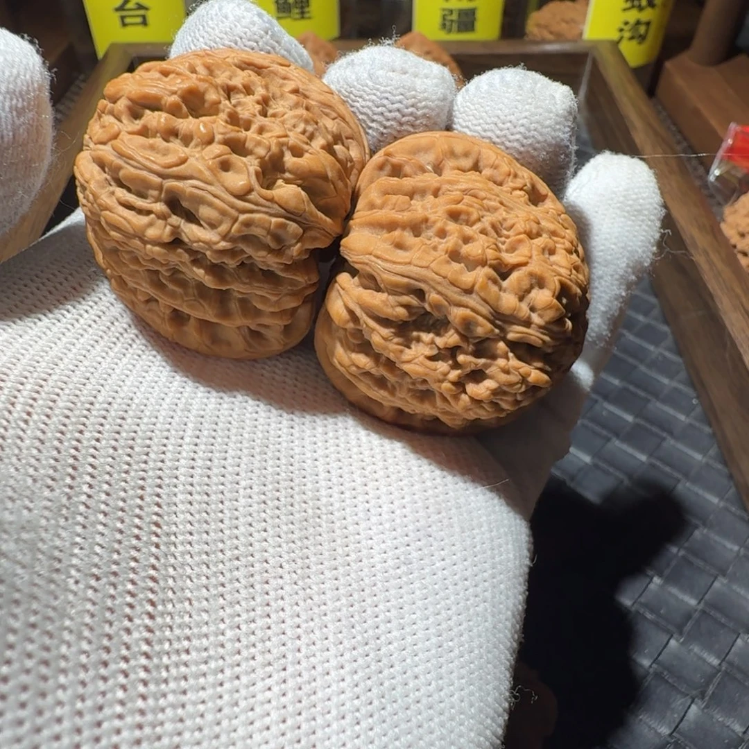 吊坠文玩核桃37全品红玛瑙