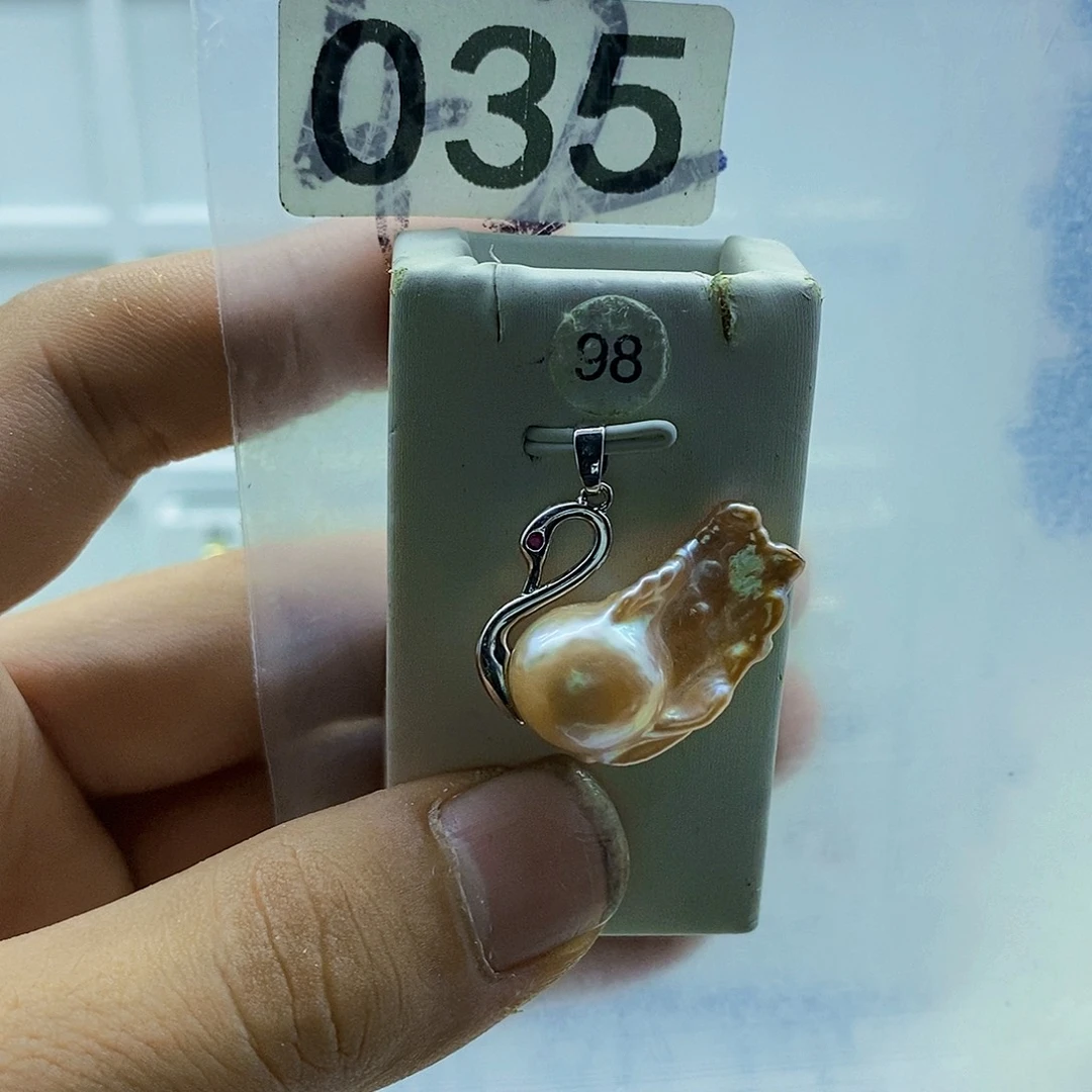 颈饰合金淡水珍珠