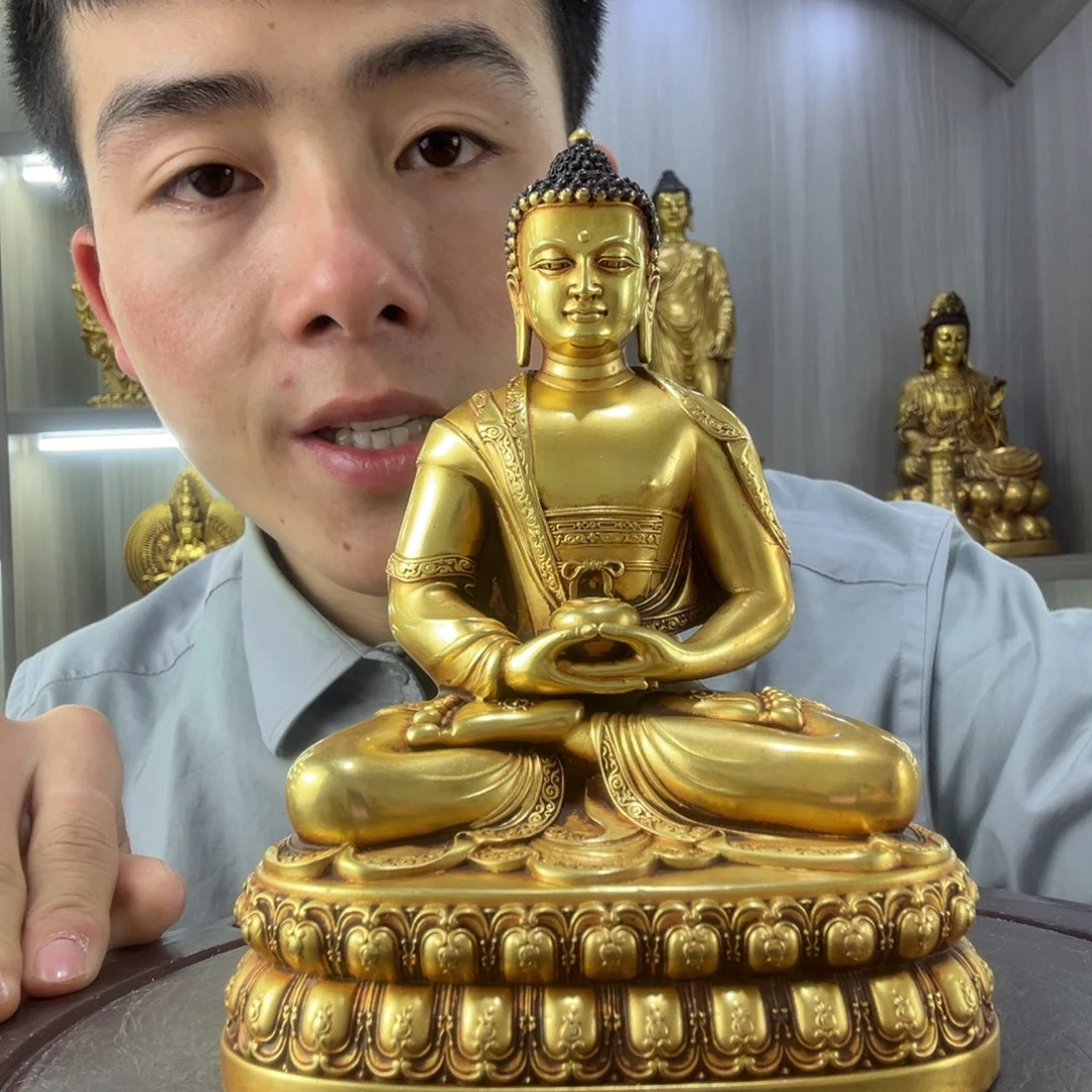 宝***茶佛像的造型和造型