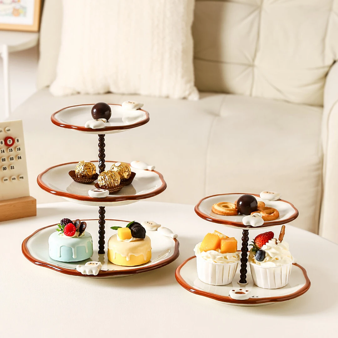 川岛屋干果盘客厅茶几家用水果糖果零食摆放盘高端精致点心甜品台