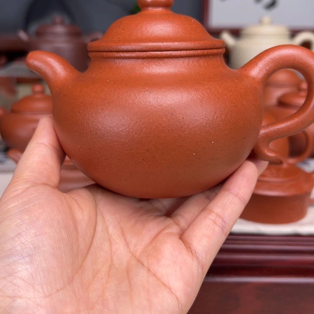 茶壶紫砂宝山红泥280