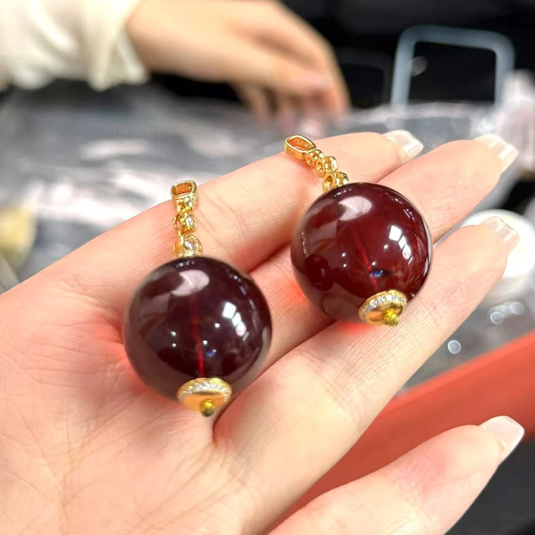 【小宝珠宝】16 T82499-S925银血灵草吊坠-多样性发一件-22mm