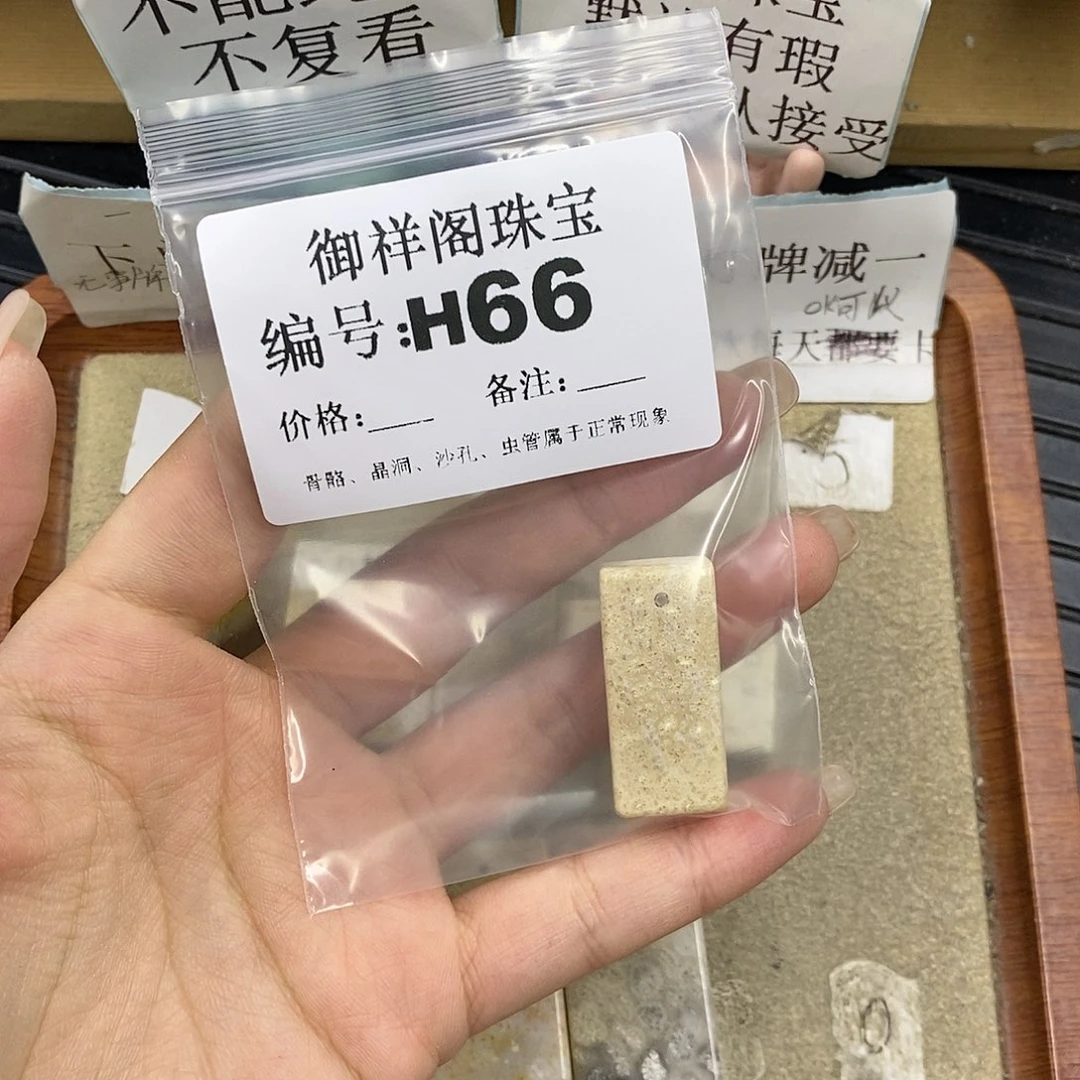 硅化珊瑚（珊瑚玉）未镶嵌颈饰徐*生