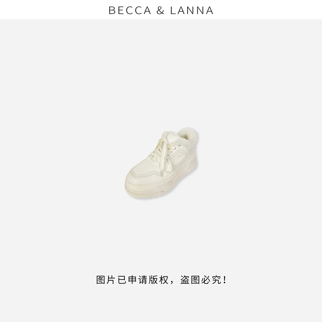 D0235 硬货哥女士复古保暖真皮加绒圆头系带松糕厚底 上衣