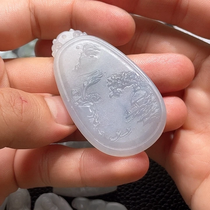 定制翡翠未镶嵌正***钟翡翠