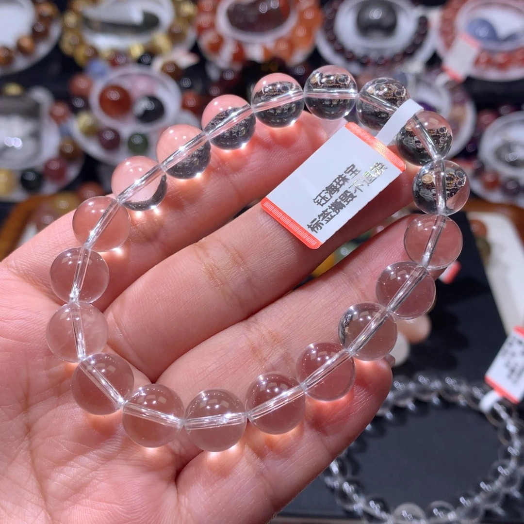 如***～未镶嵌手链水晶白水晶手链