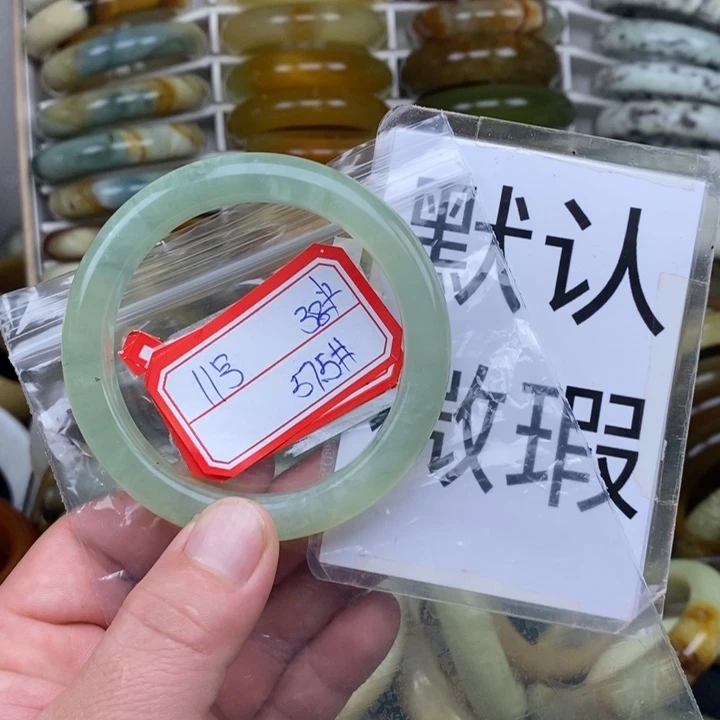 未镶嵌蛇纹石玉手绳