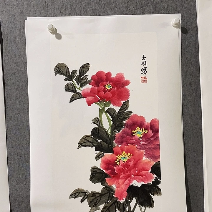 国画手写手绘作品50