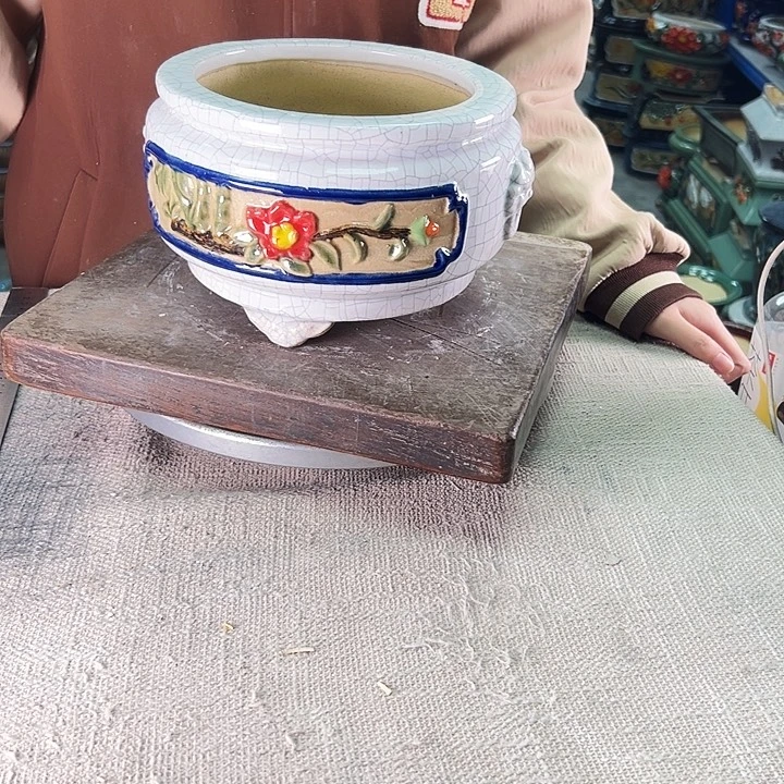 泳坤堂石湾花盆陶瓷