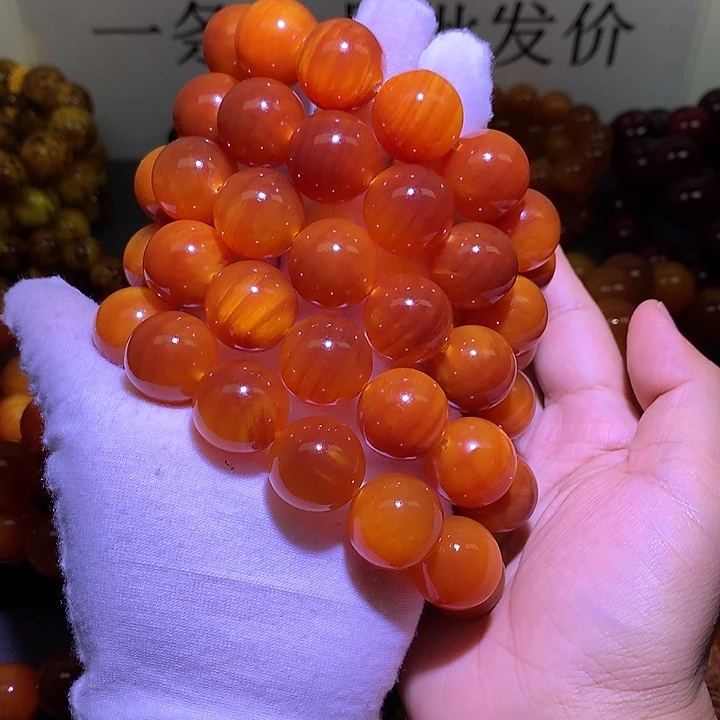 A***a手串/手链松木（琥珀木）5 条 1.8 包浆高货