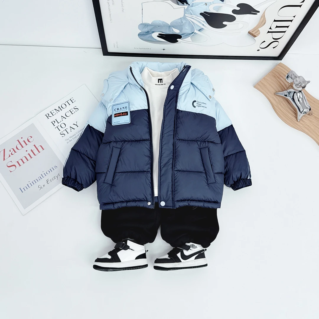 儿童棉服男童冬款加厚棉衣2025新款冬装宝宝潮WGZ491悠悠童话童装