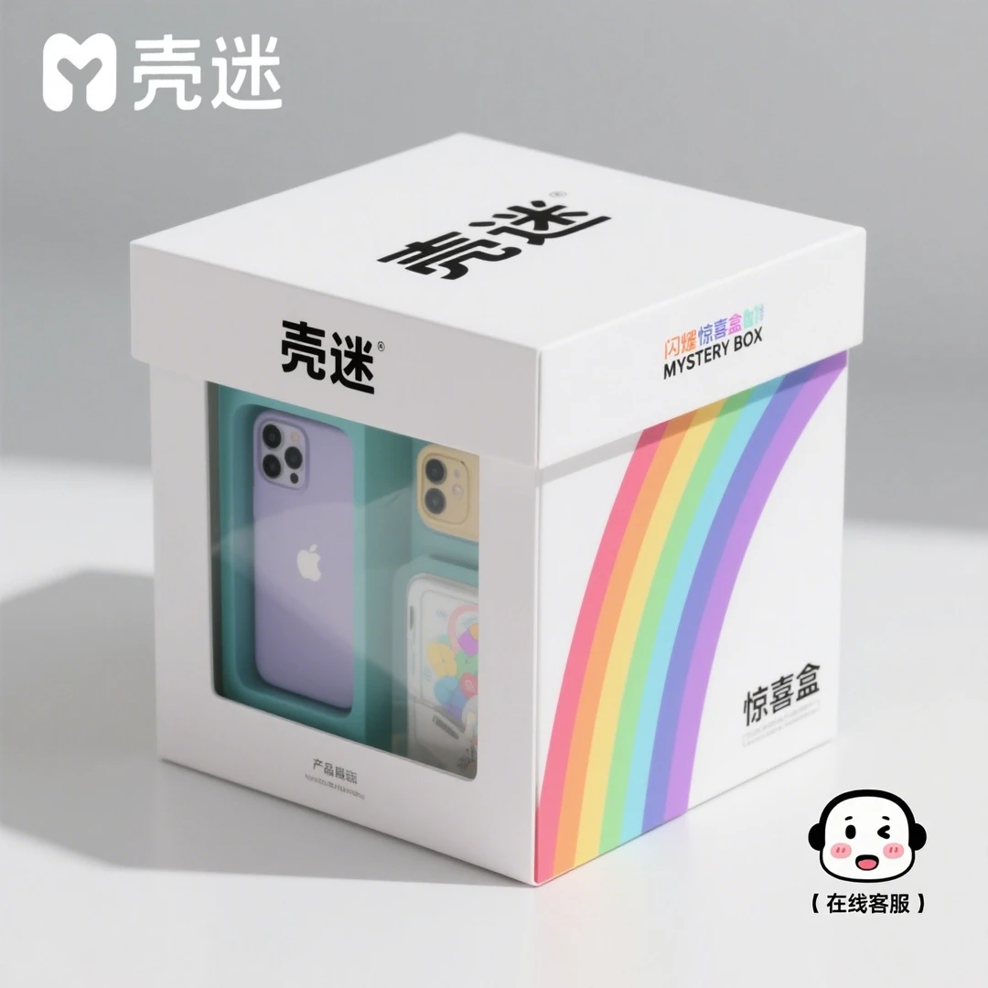 【壳迷】高颜值新款盲盒苹果手机壳适用iPhone16手机壳15保护套14软