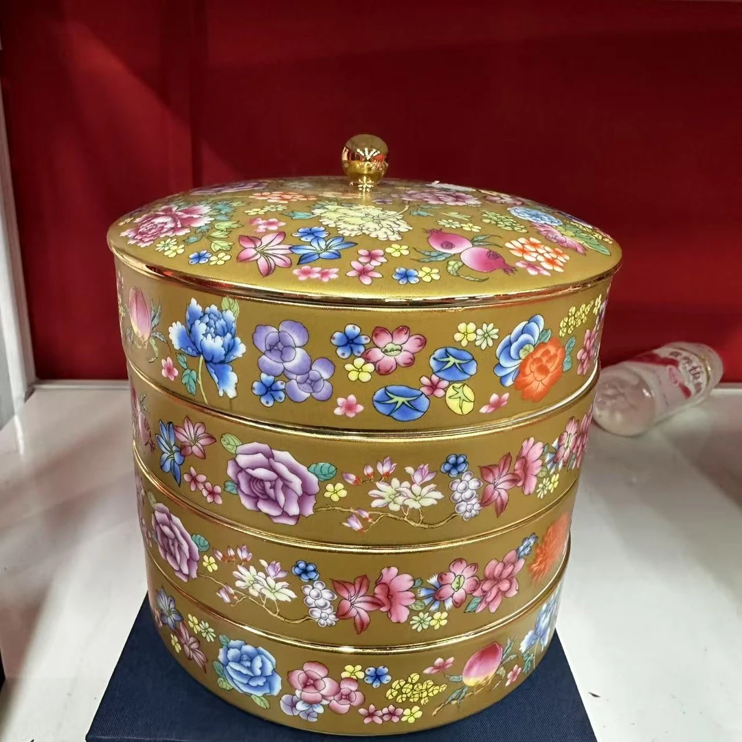 珐琅彩万花果盘/一件其中一件