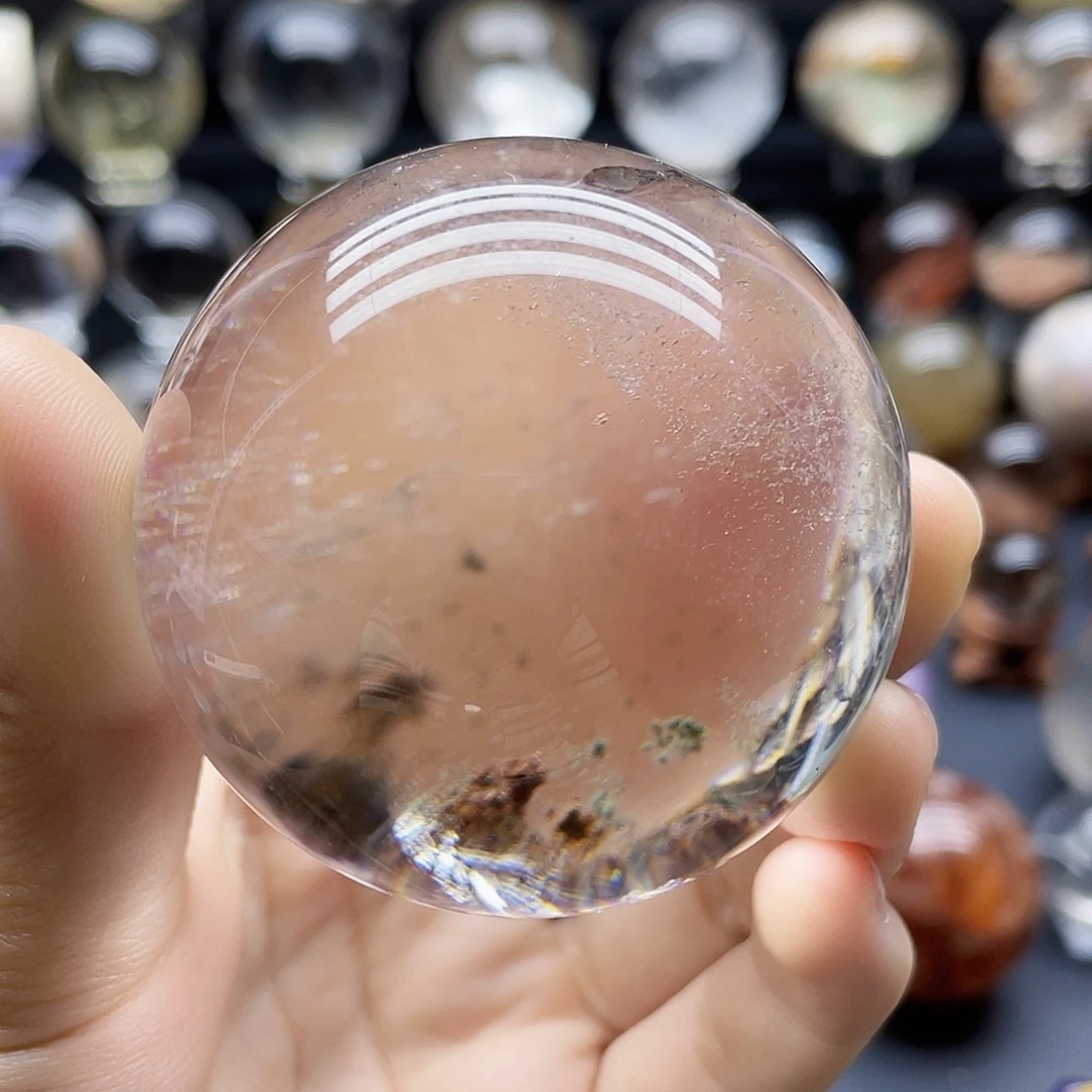 未镶嵌珠宝半成品水晶天然水晶55.6mm