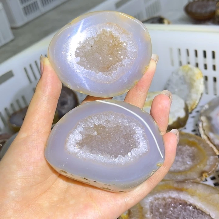 水晶未镶嵌发饰白晶盆