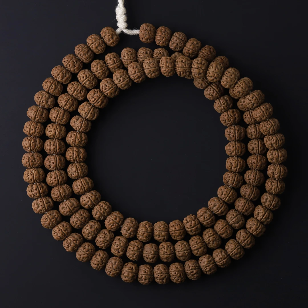 S1996【老树王】定制头货老树矮南瓜双龙小金刚108文玩手串