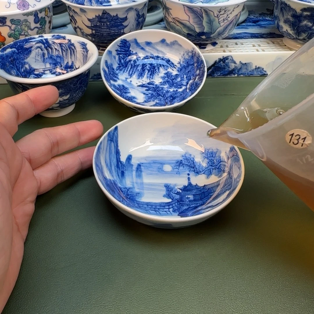 纯手工纯手绘茶具石头49