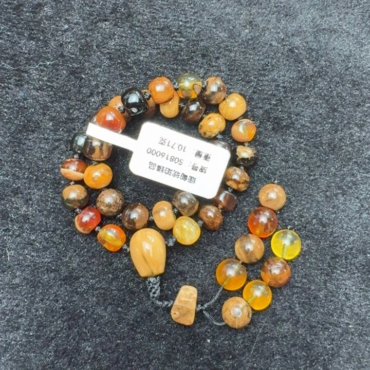 琥珀未镶嵌珠宝奇石多宝手持