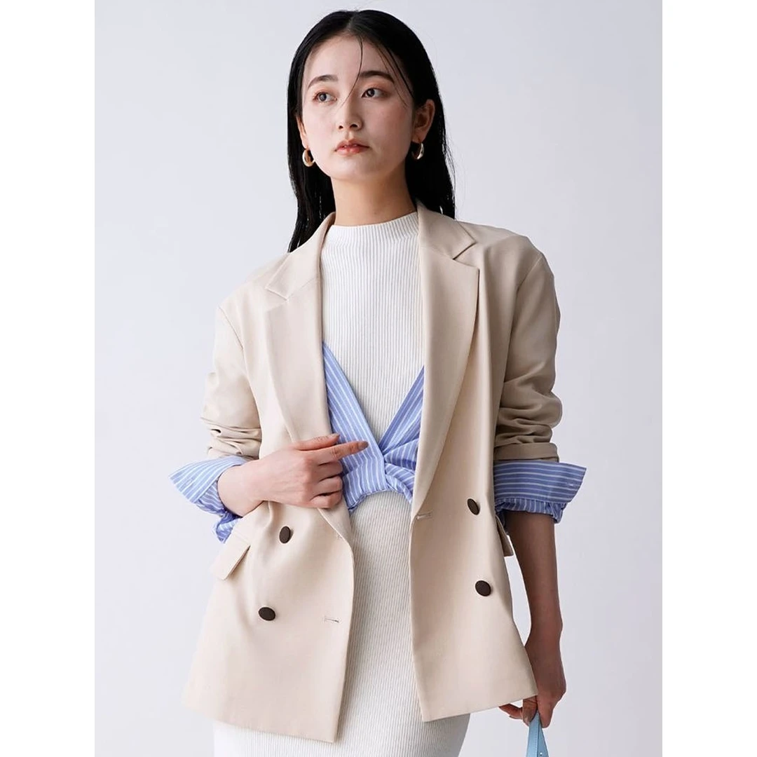 【MonTendre】L 春季新款 休闲简约气质宽松高级感西装上衣外套