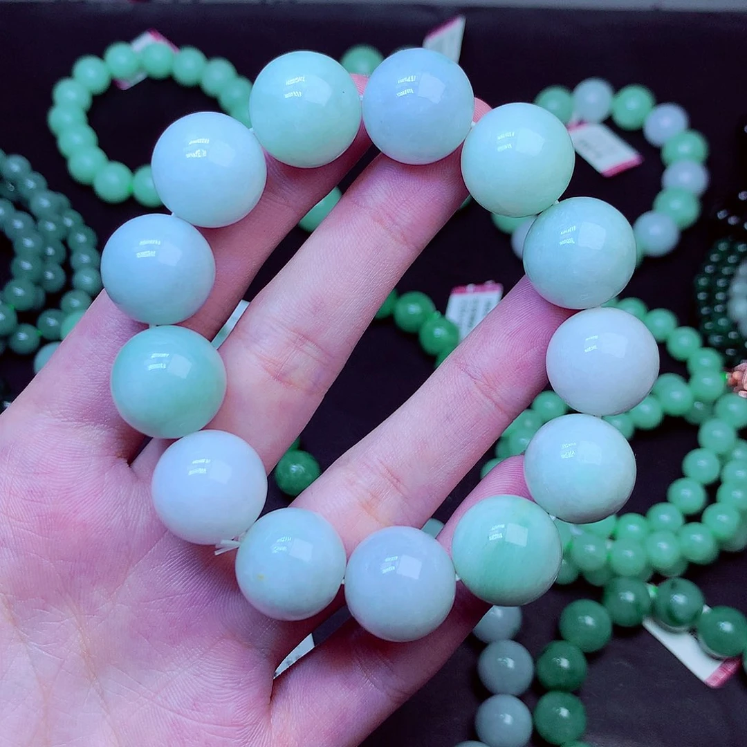 翡翠未镶嵌毛衣链